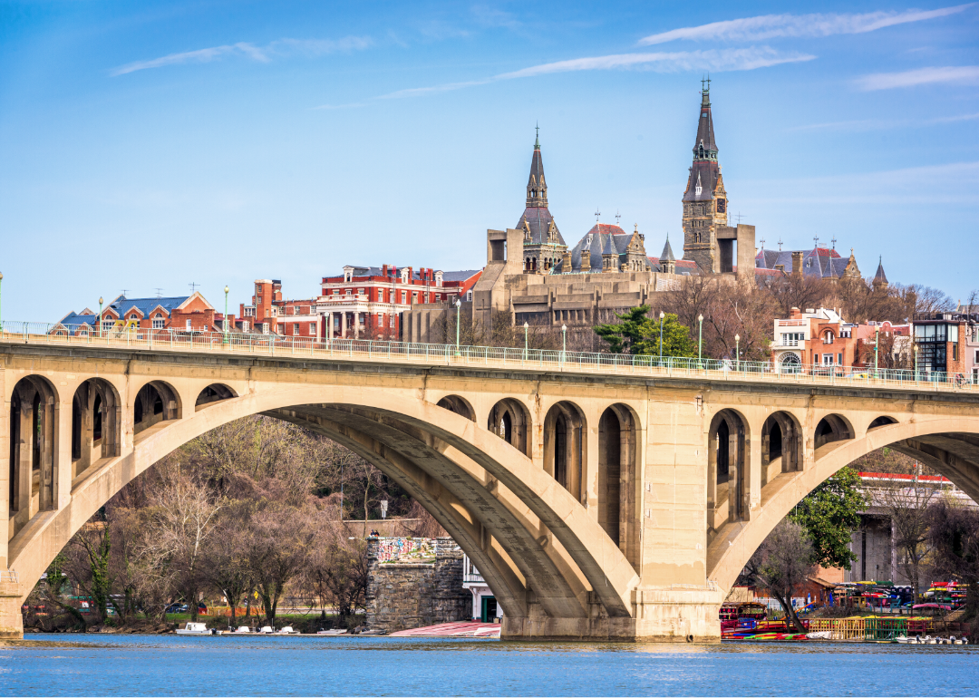 A view of Georgetown from the water.