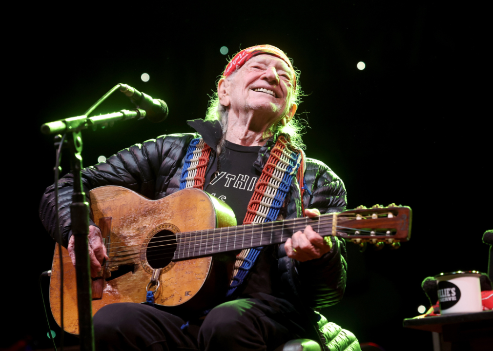 Willie Nelson performs in concert in 2022 in Luck, Texas. 