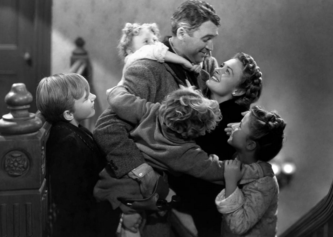 Actors in a scene from It’s a Wonderful Life.