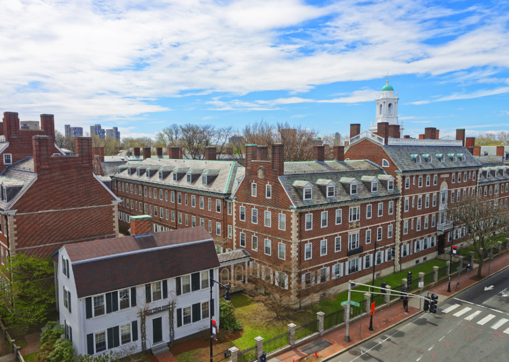 #5. Harvard University Historic buildings at Harvard.