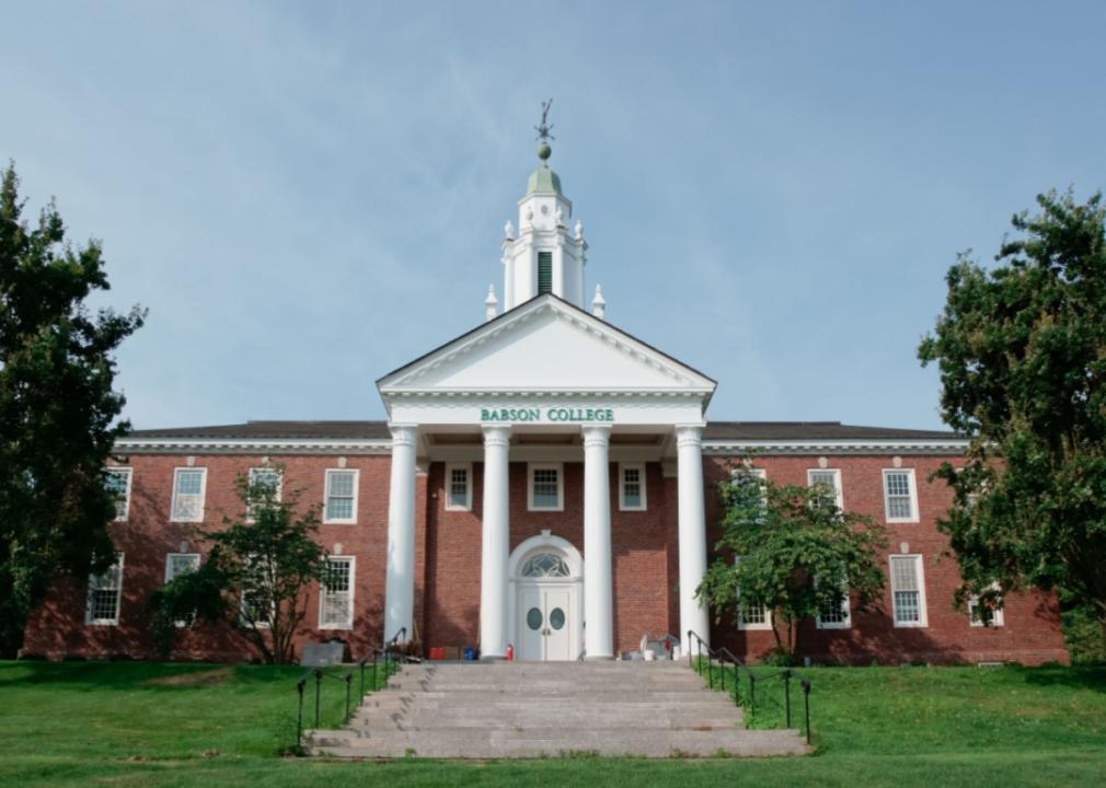 #11. Babson College Babson College.