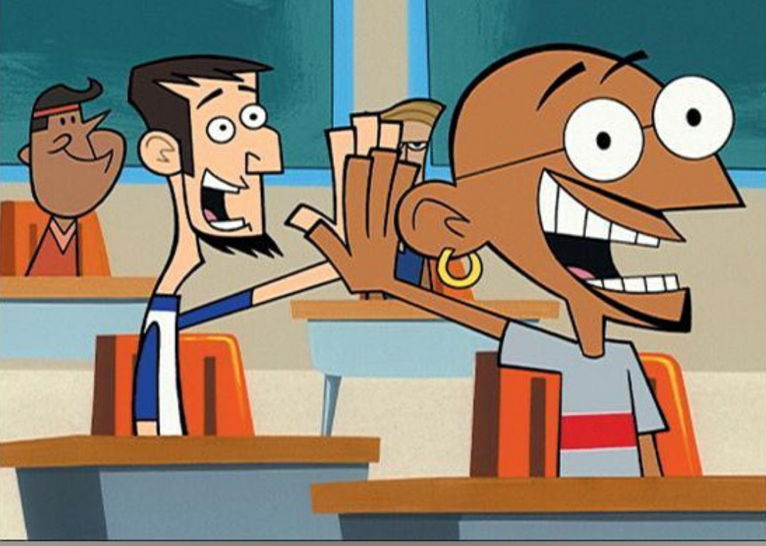 An animated still from ‘Clone High’.