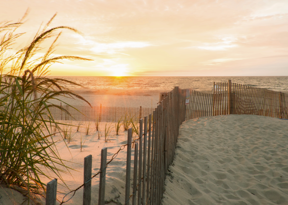 Sunset at Bethany Beach.