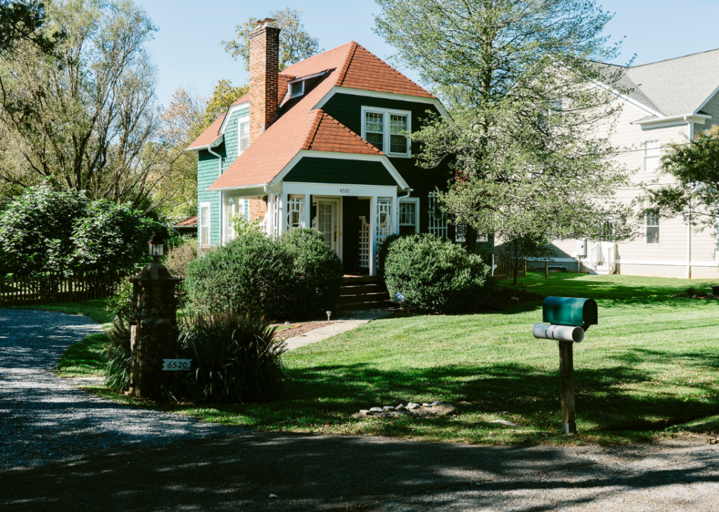 A small craftsman-style home in Cabin John.