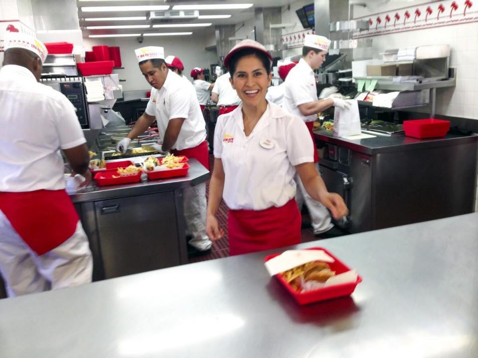 #6. Fast food and counter workers