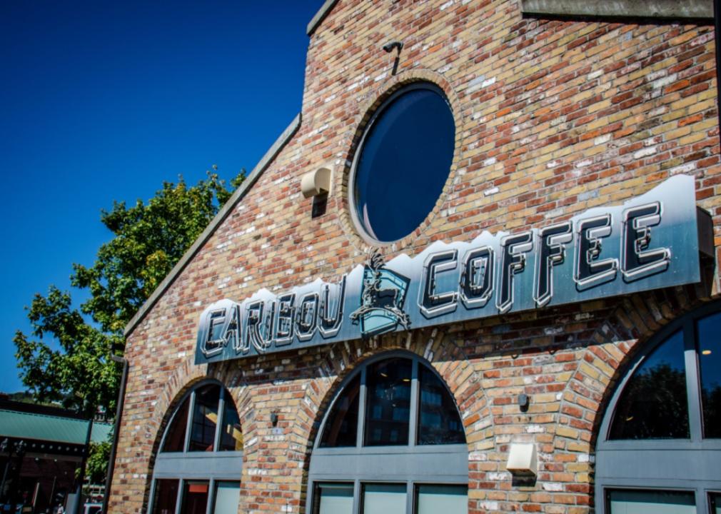 U.S. breakfast restaurants thrived in 2024 with $14.6 billion revenue // The exterior of a Caribou Coffee Cafe.