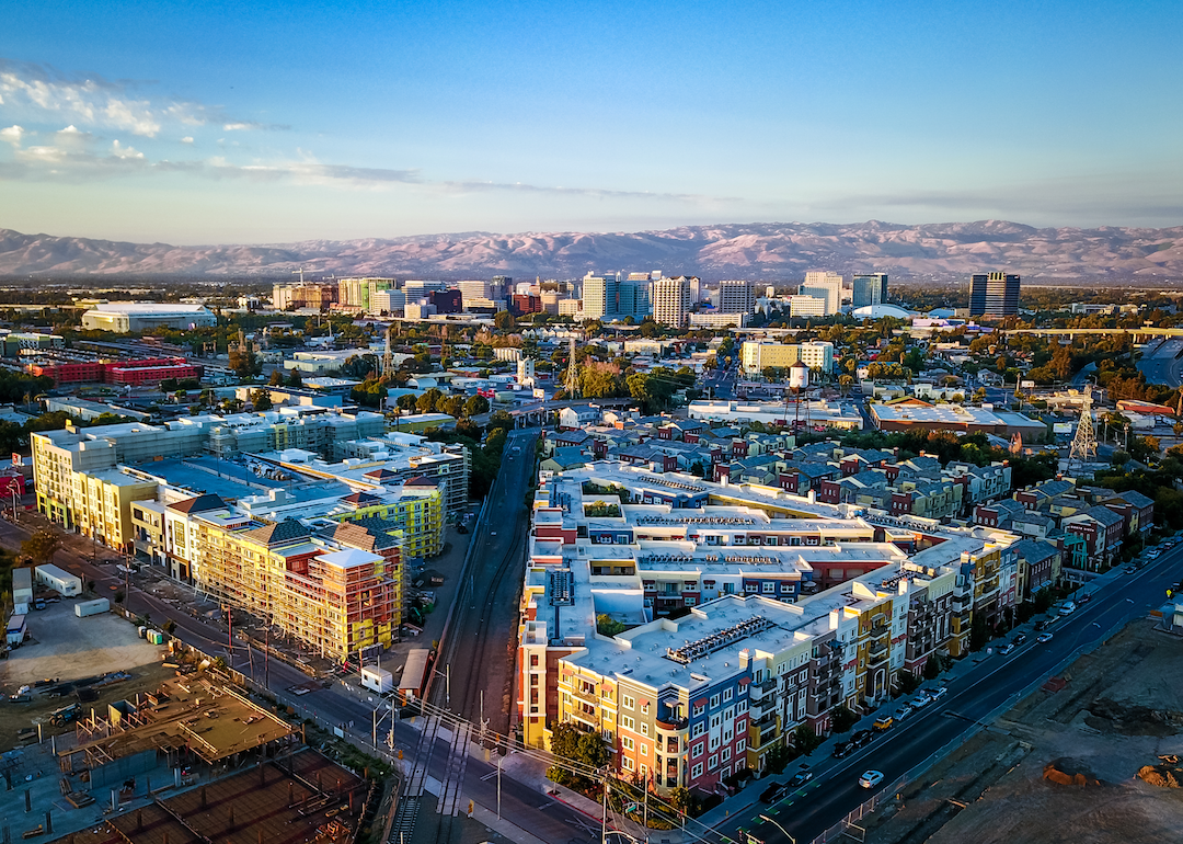 An aerial view of San Jose.