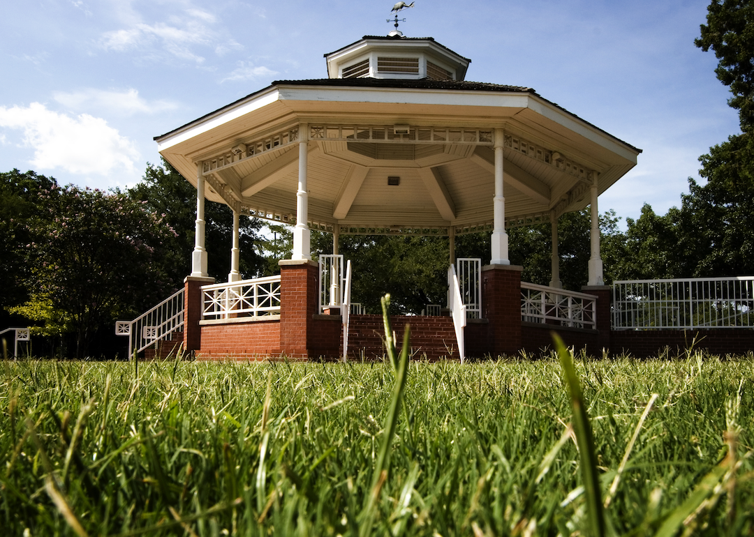 A gazebo.