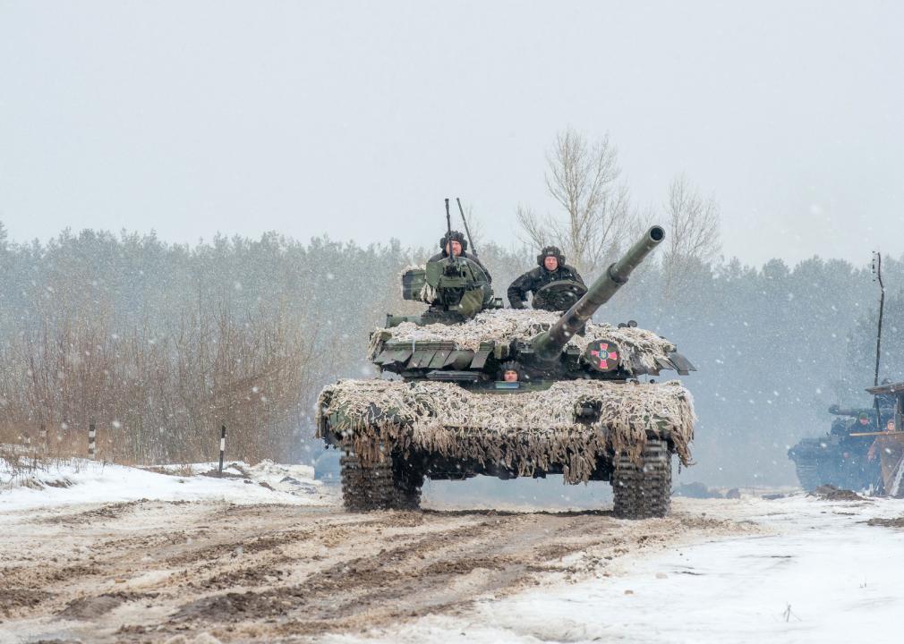 Tank in Ukraine.