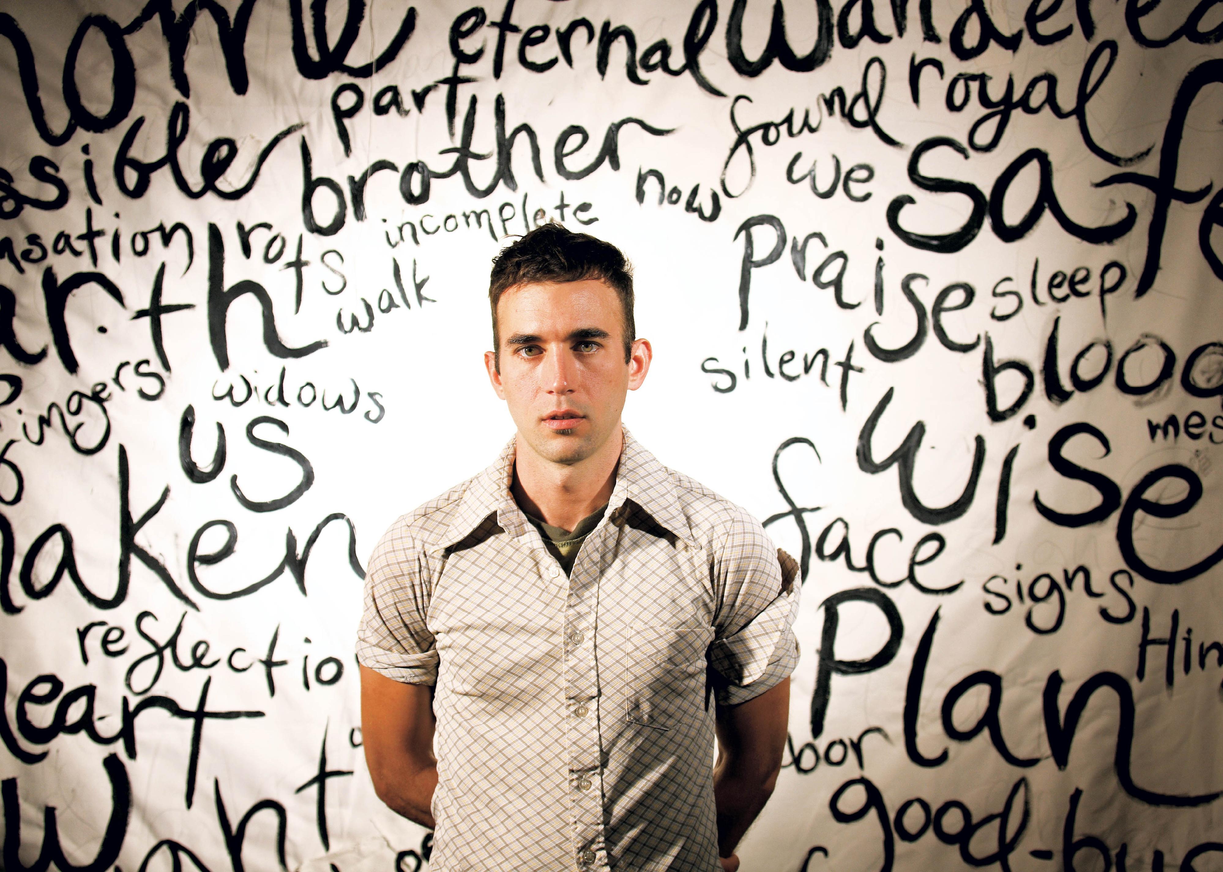 Sufjan Stevens posing