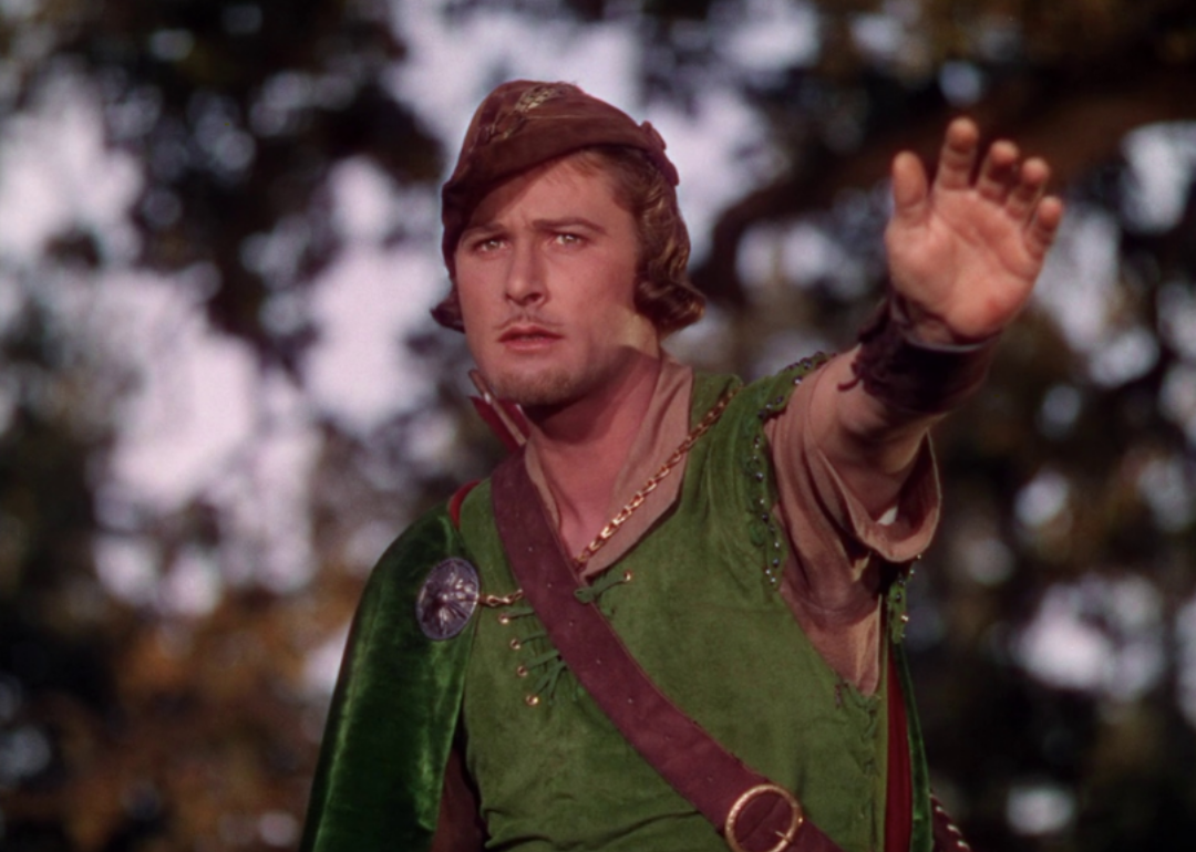 A man dressed as Robinhood.
