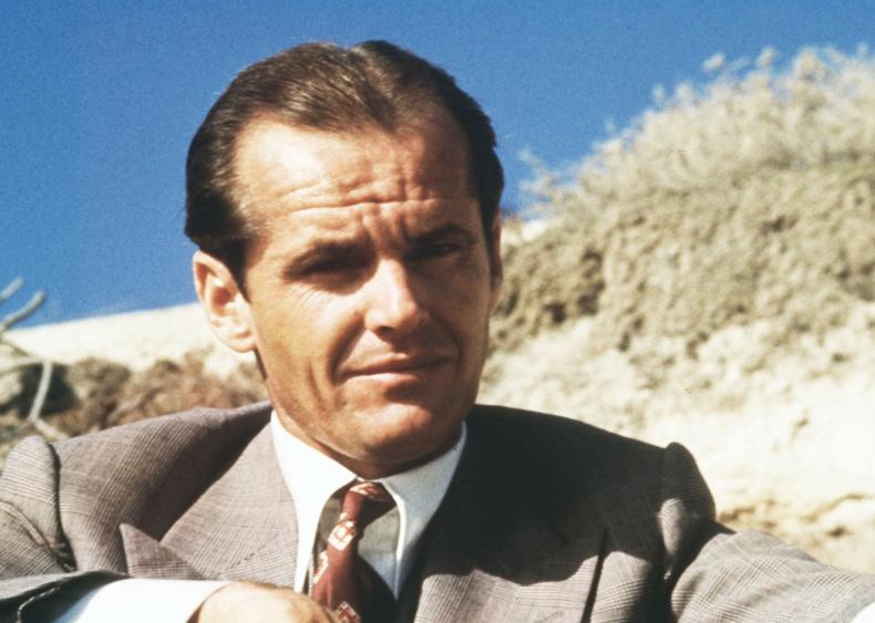 Jack Nicholson in a suit.