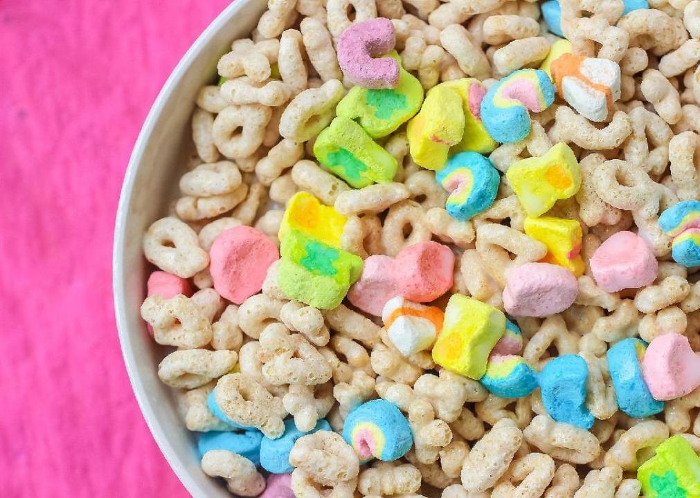 lucky charms with food coloring