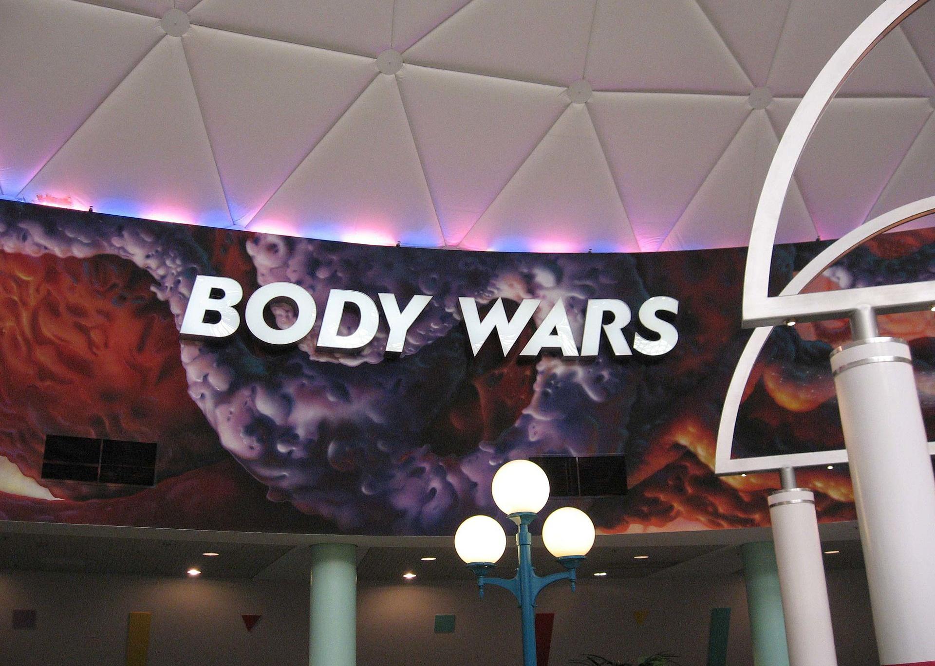 Body Wars ride sign