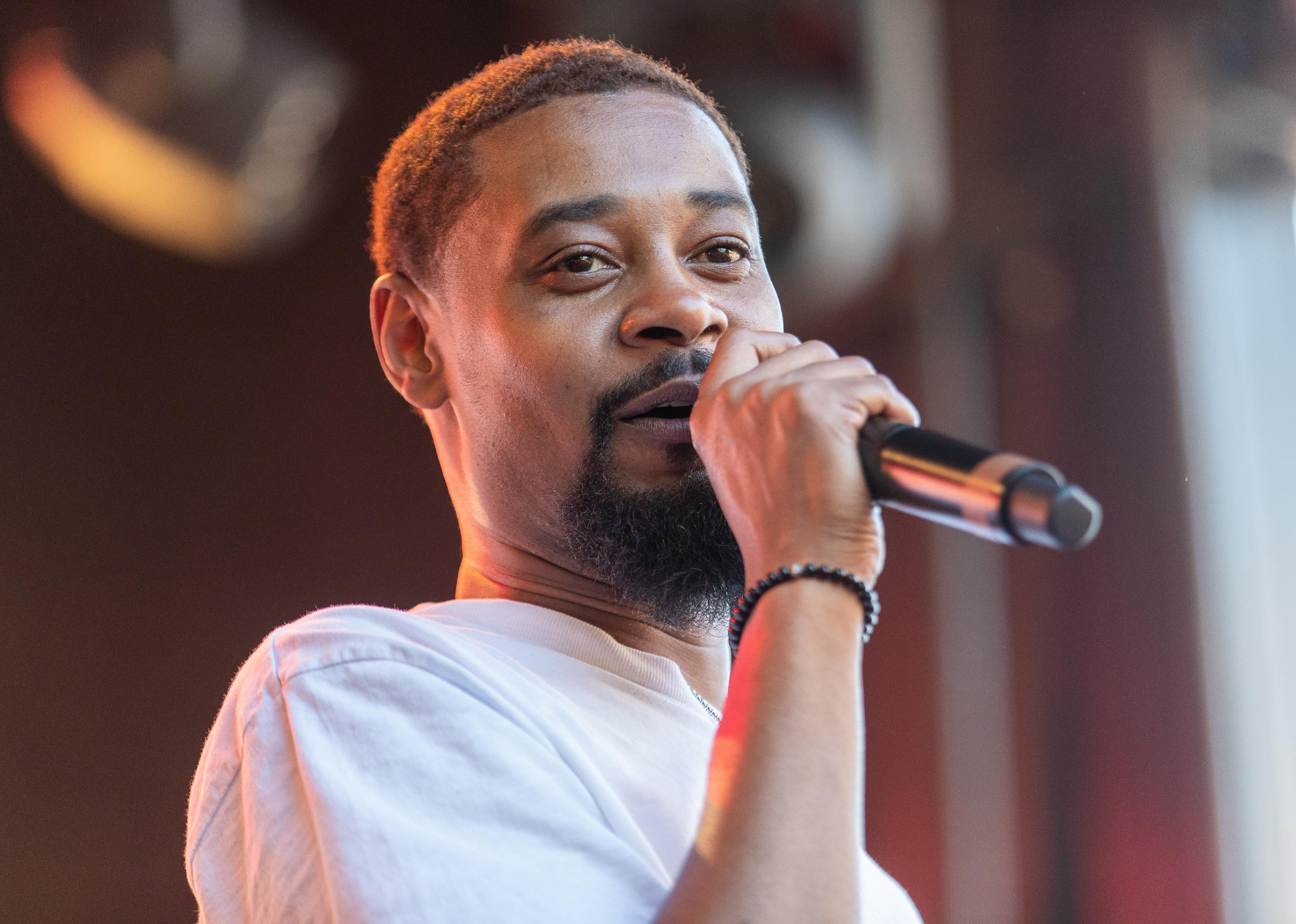 Danny Brown performing onstage.