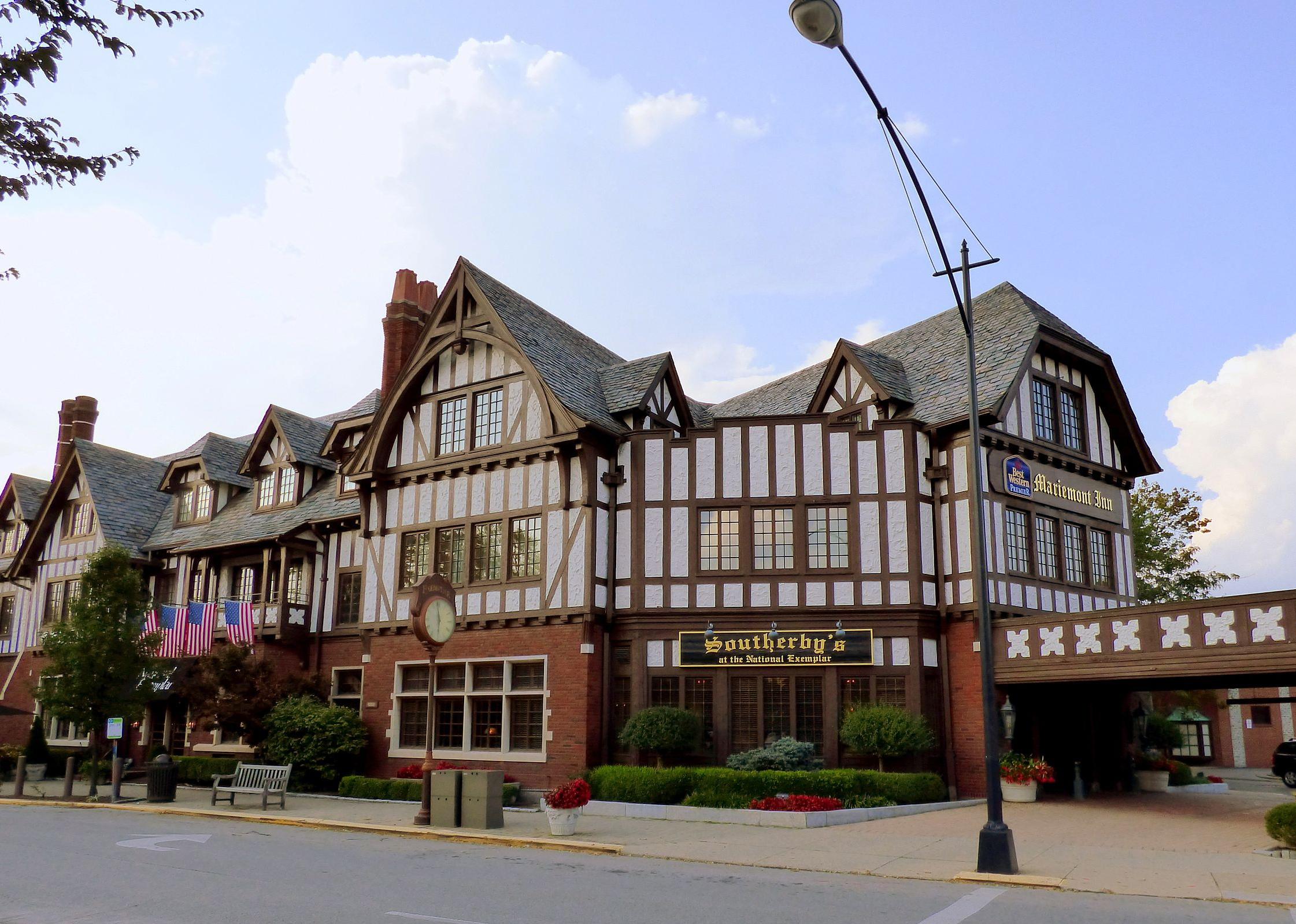 Mariemont Inn in downtown Mariemont, Ohio.
