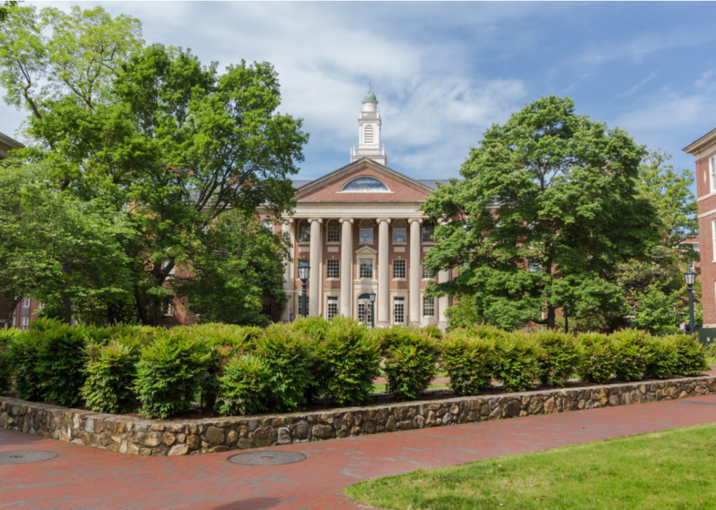 An exterior view of Carroll Hall at the University of North Carolina.