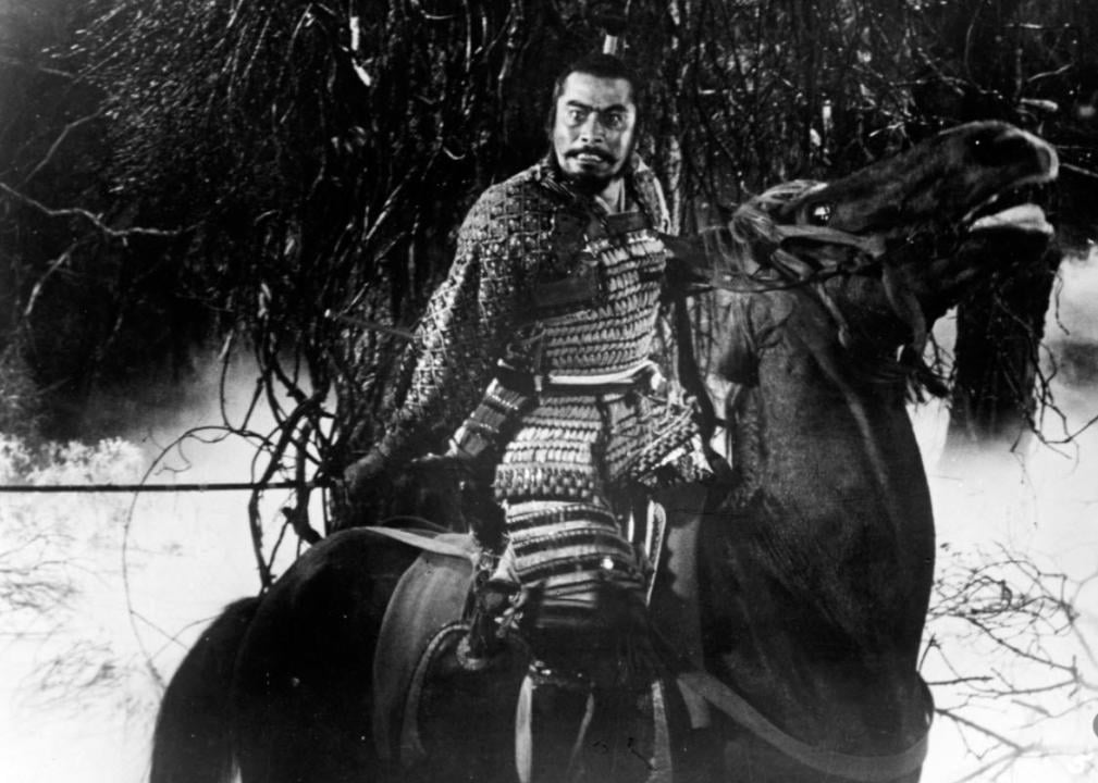 Toshirô Mifune in a scene from "Throne of Blood"