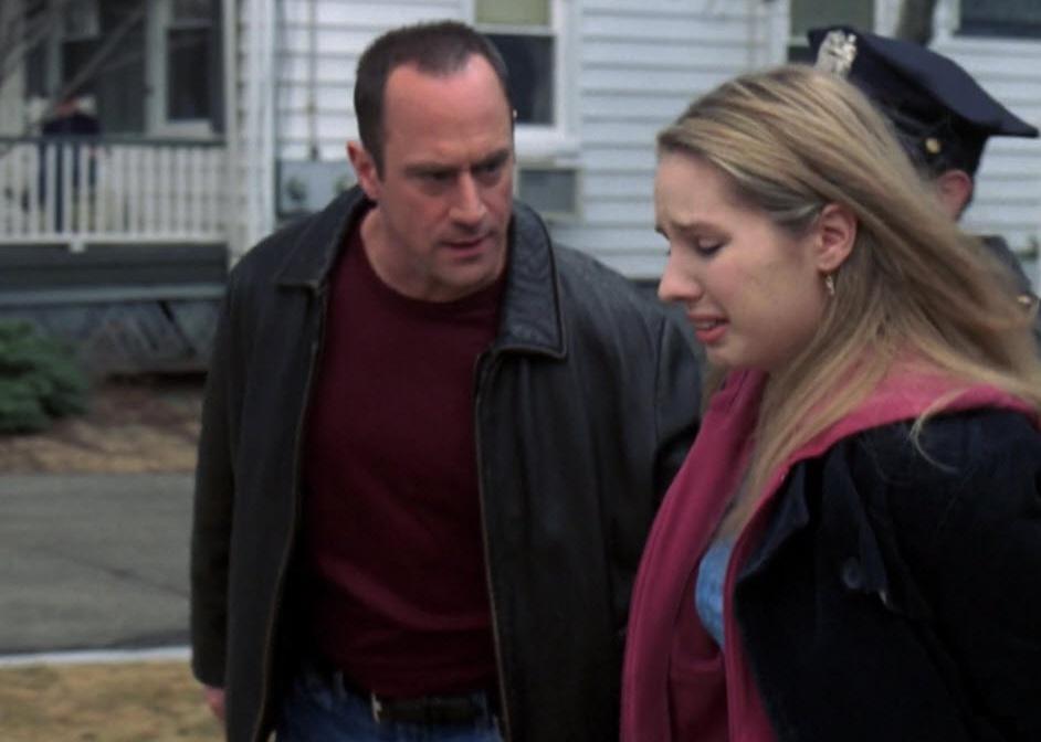 Christopher Meloni and Allison Siko in a scene from Law & Order: Special Victims Unit 