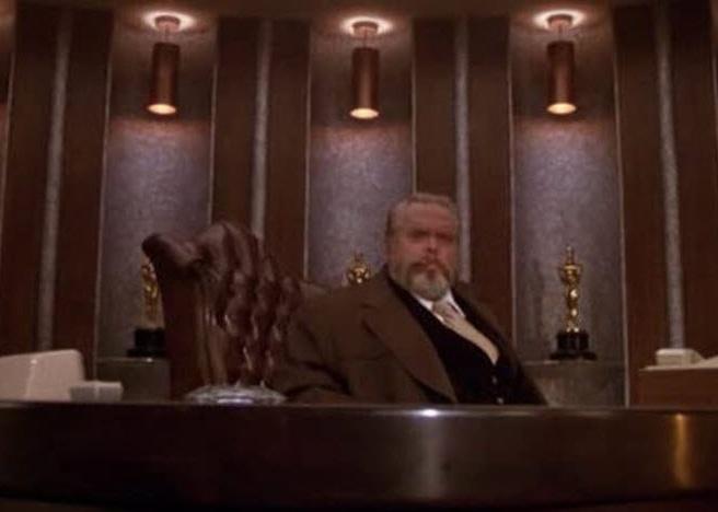 Orson Welles in a scene from "The Muppet Movie"