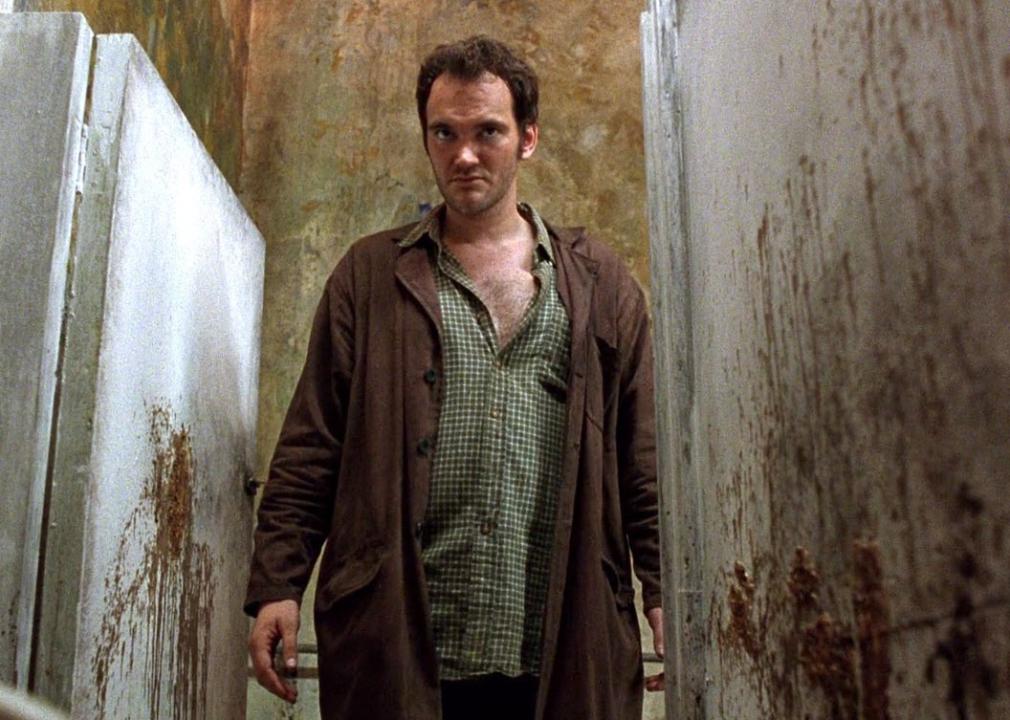 Quentin Tarantino in a scene from "Desperado"