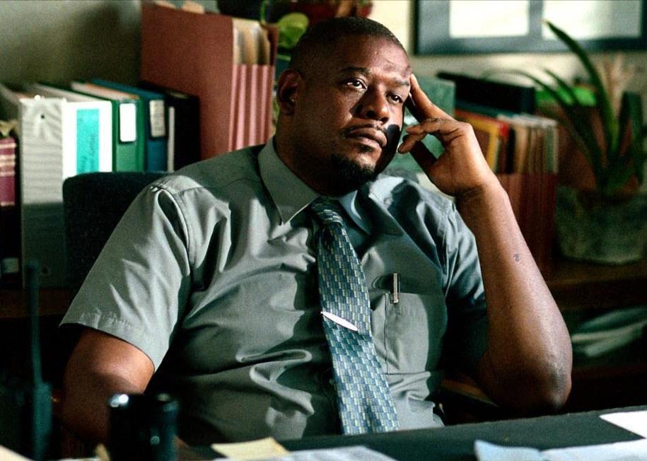 Forest Whitaker in a scene from "American Gun" 