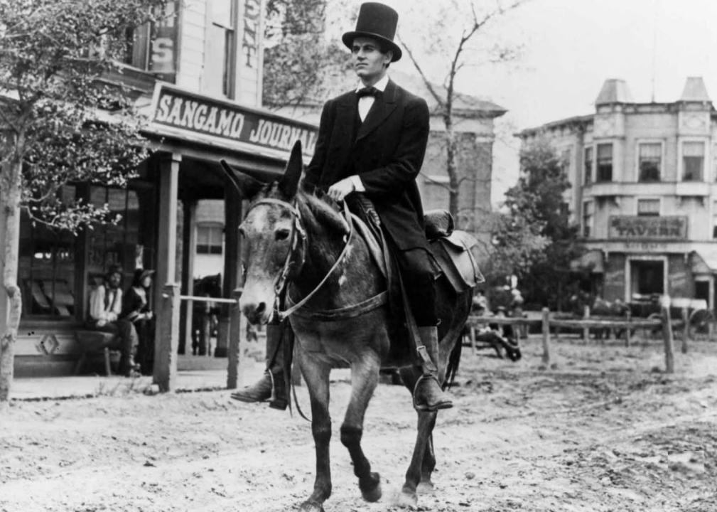 Henry Fonda in a scene from "Young Mr. Lincoln"