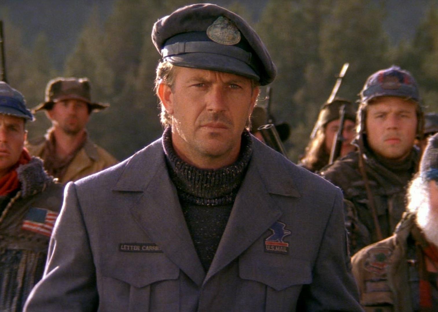 Kevin Costner in a scene from "The Postman"