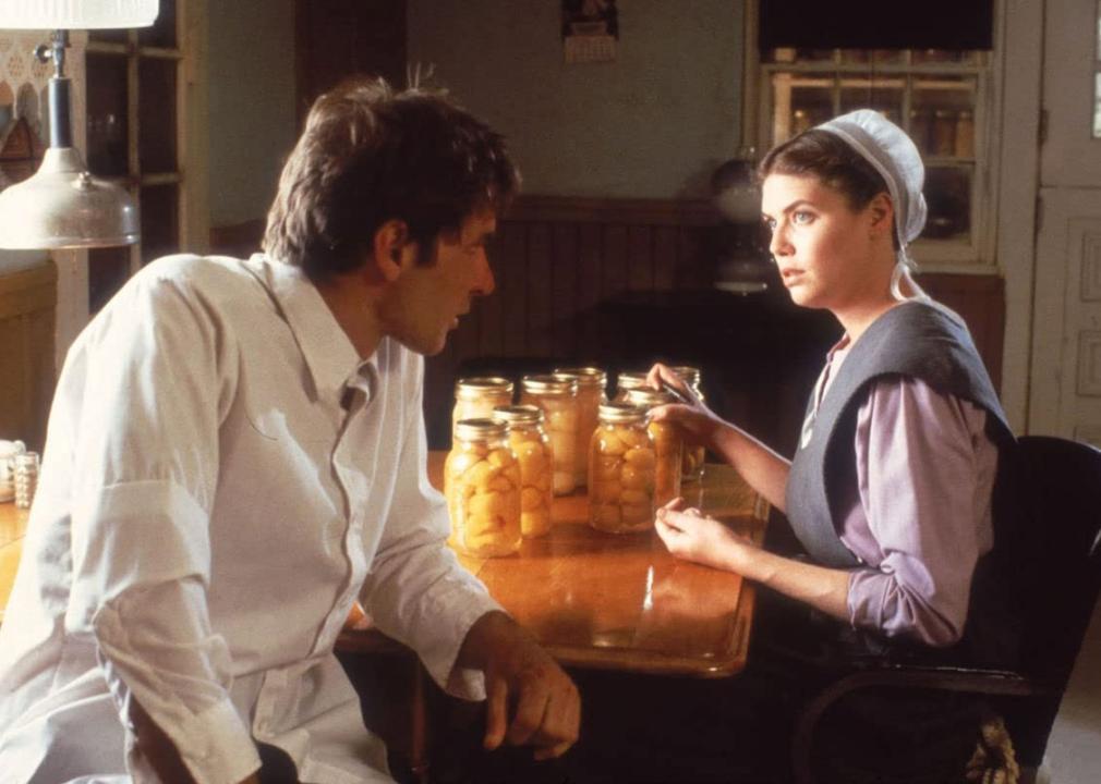 Harrison Ford and Kelly McGillis in a scene from "Witness"