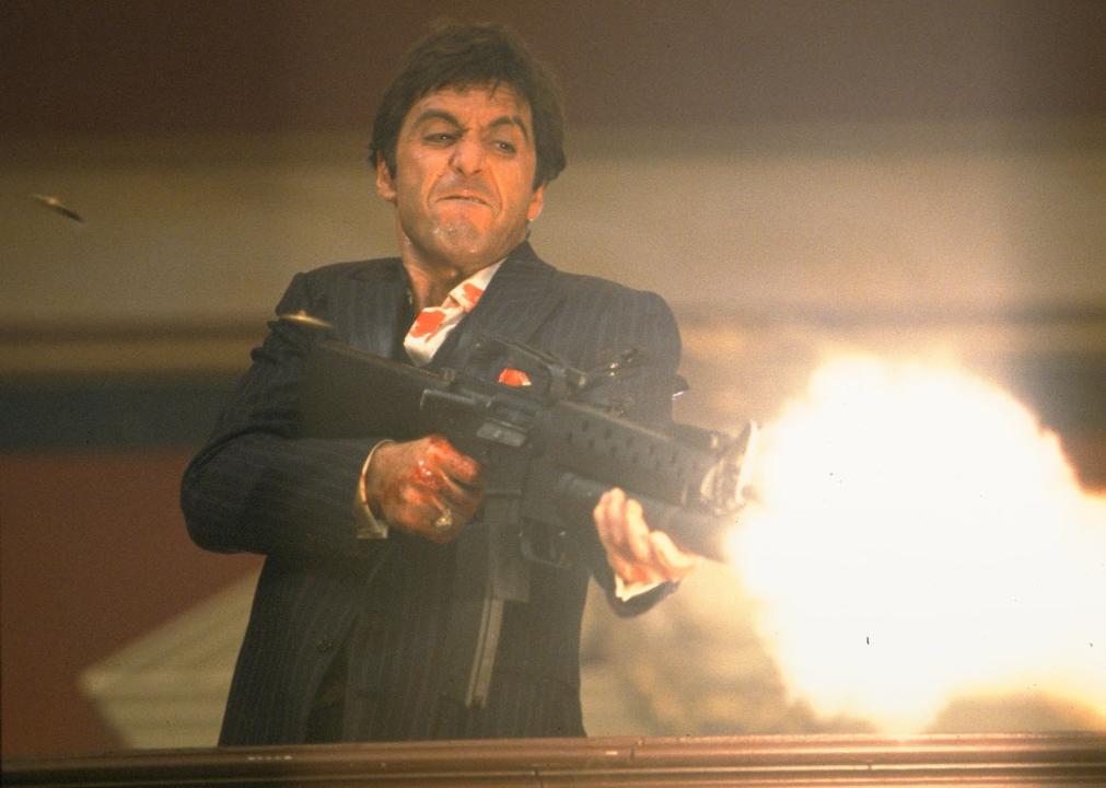 Al Pacino in a scene from "Scarface"