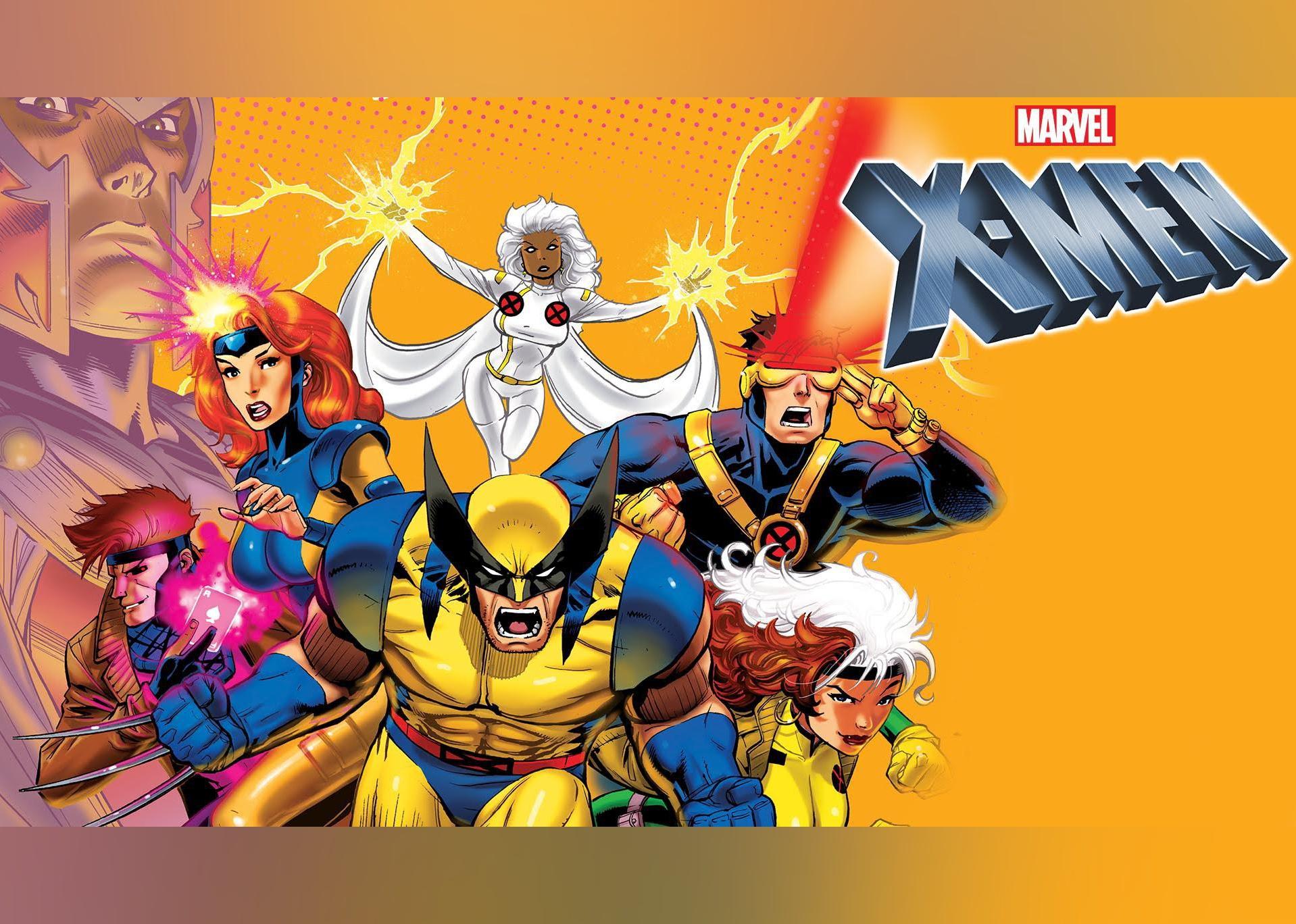 A marketing image for The X-Men animated series. 