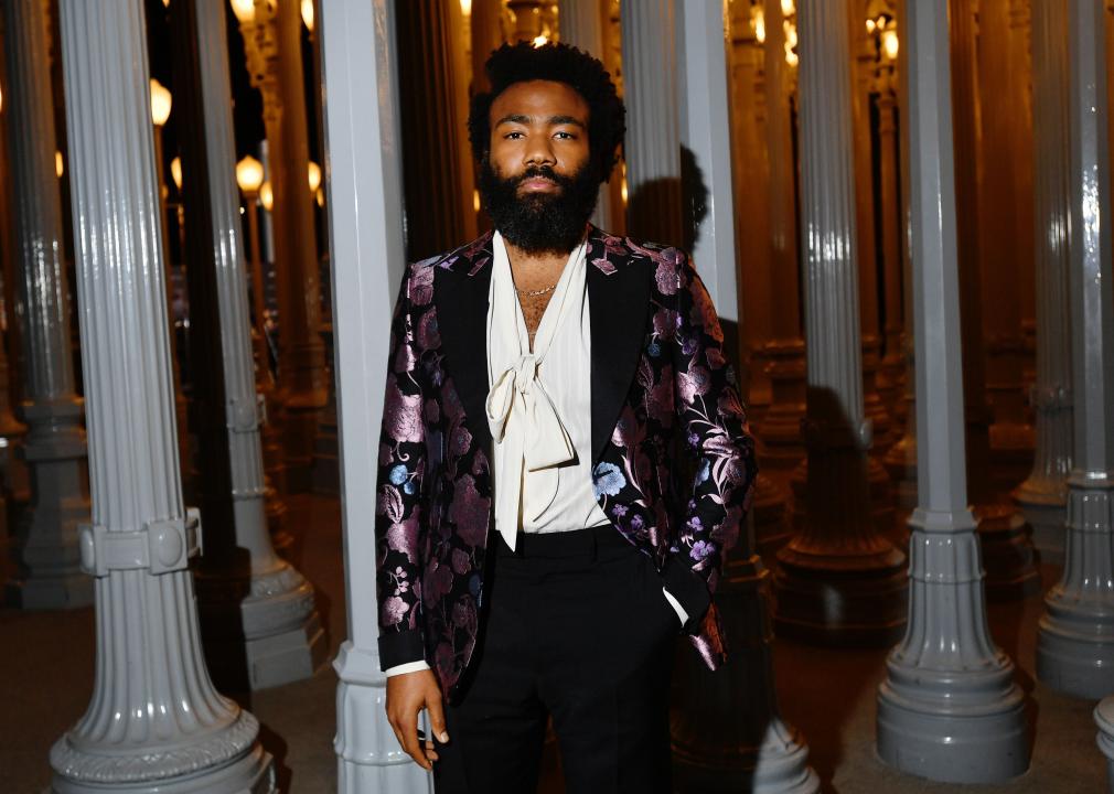 Donald Glover attends a gala in LA.