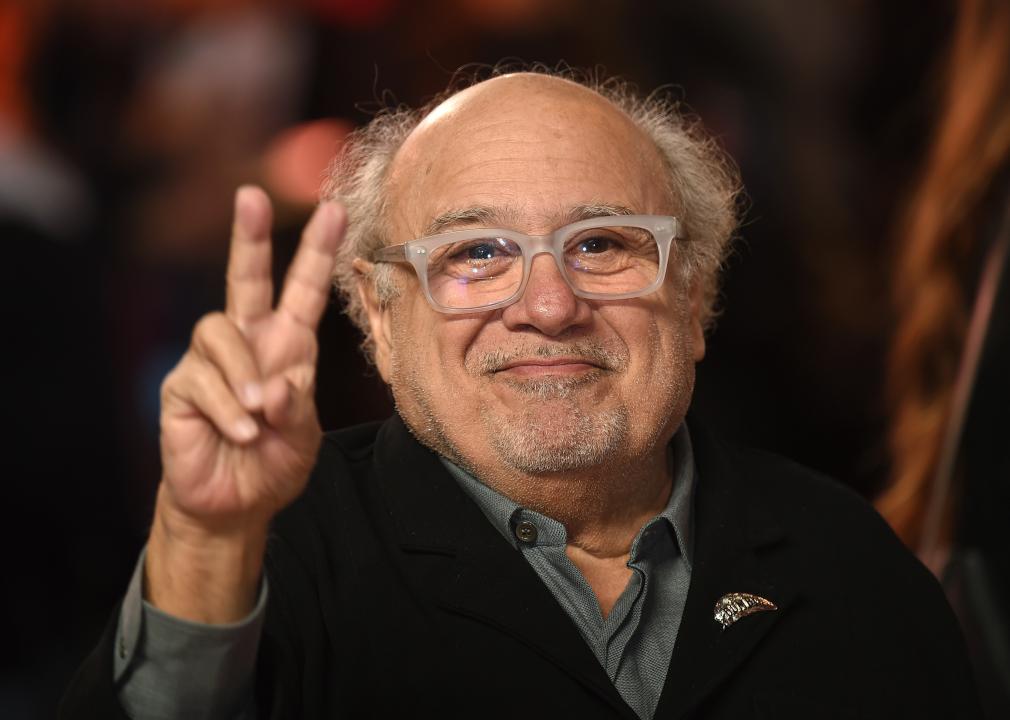 Danny DeVito attends a movie premiere in London.