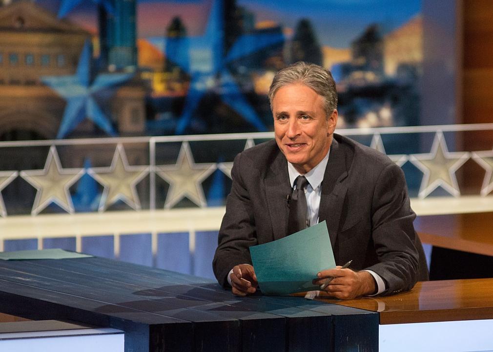 Jon Stewart on the Daily Show in 2014.