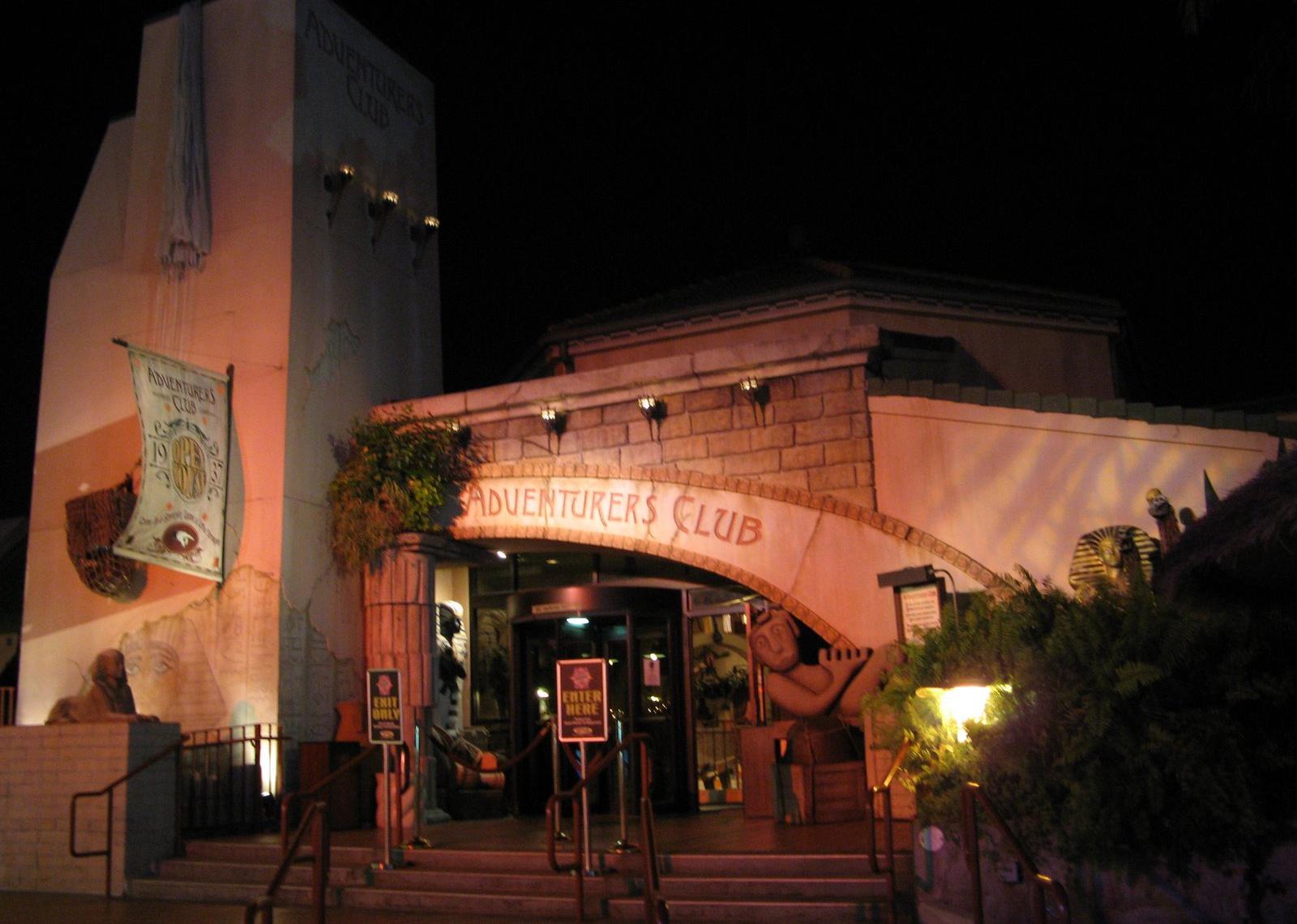 Exterior view of Walt Disney World Pleasure Island Adventuers Club