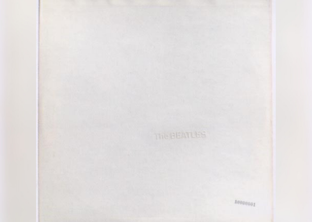 White Album cover by The Beatles.