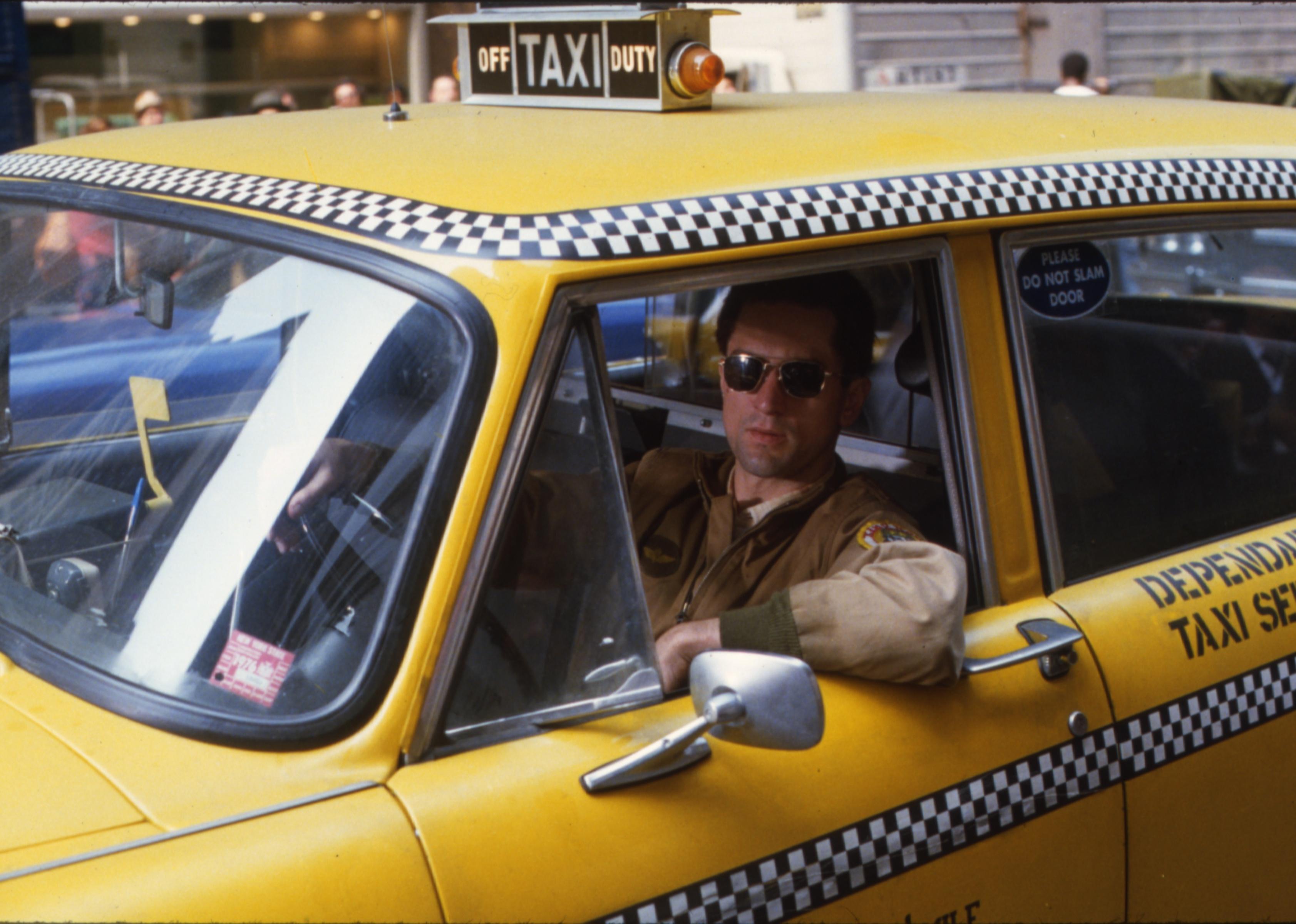 Actor Robert De Niro in a scene from ‘Taxi Driver.'
