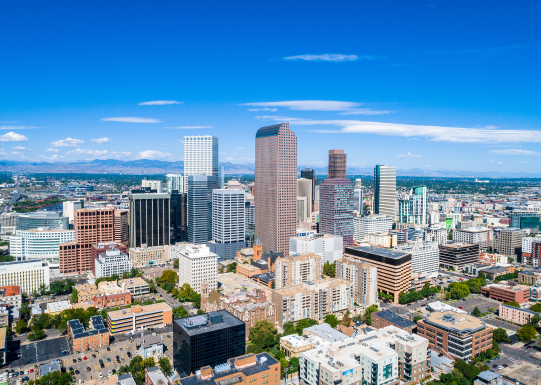 Denver, CO skyline.