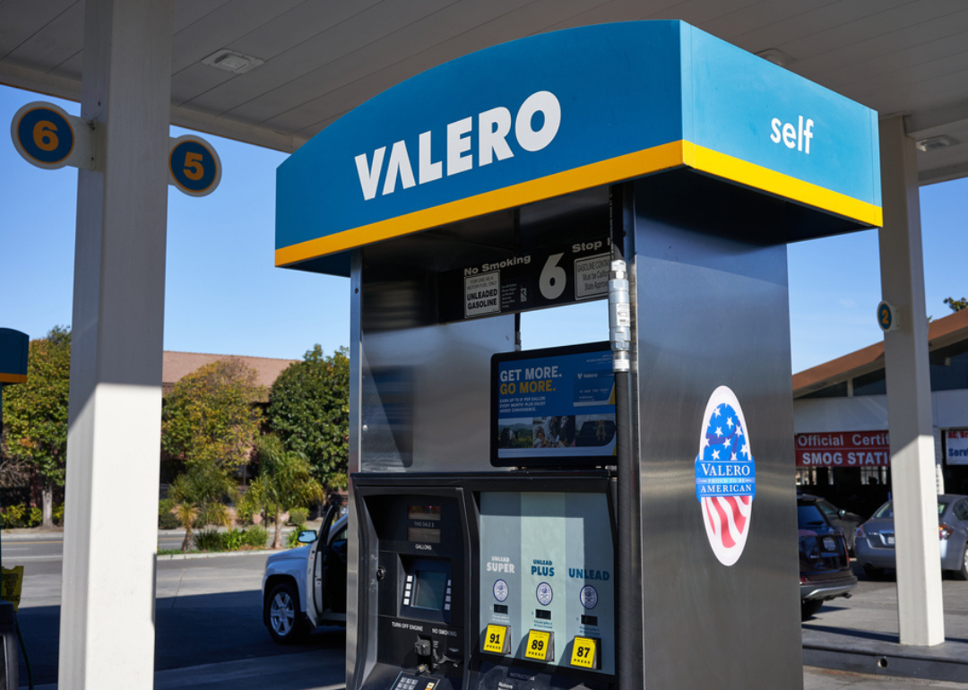 A Valero gas station.