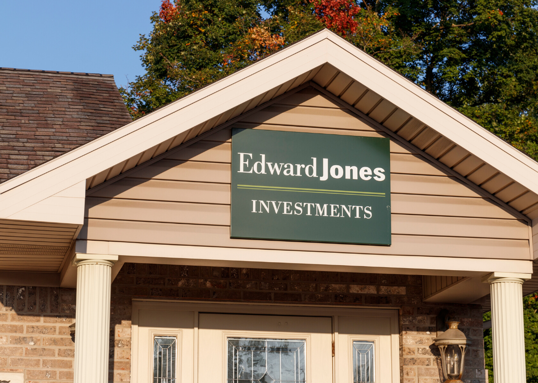 The outside of an Edward Jones Investments building.
