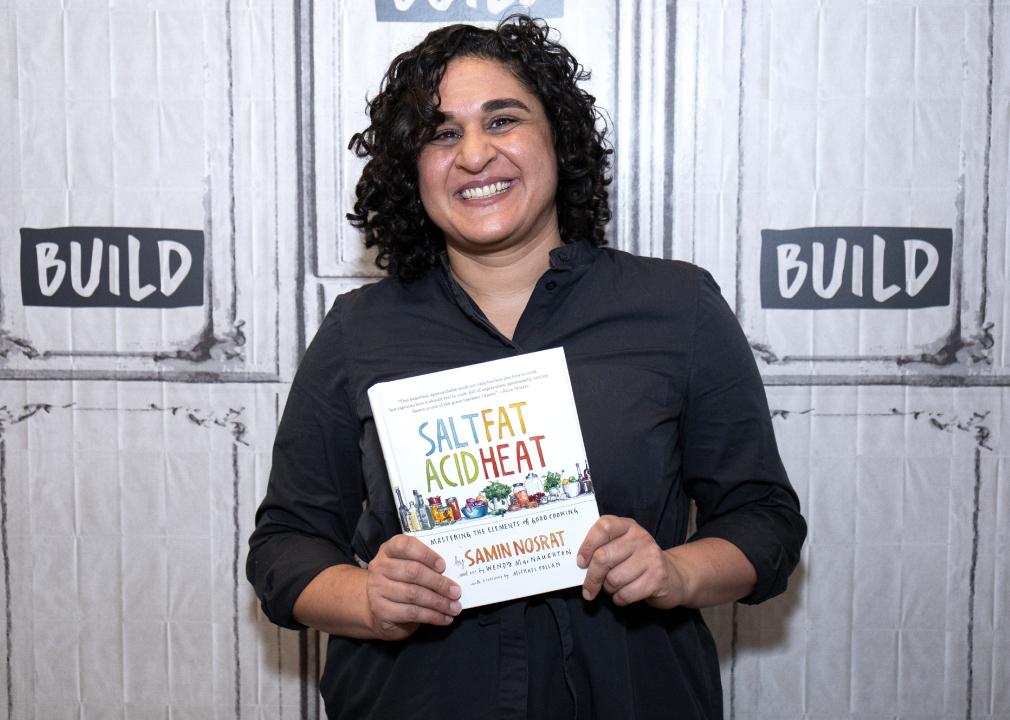 Samin Nosrat visits Build Studio in New York City