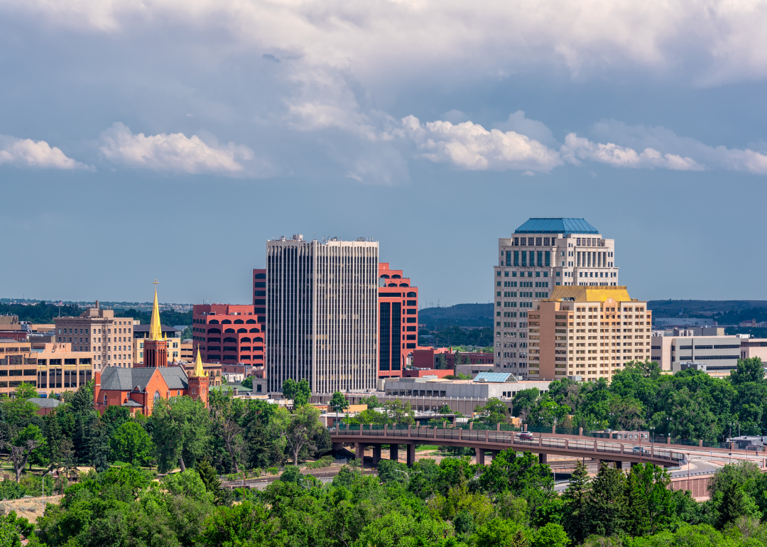 Colorado Springs, Colorado, skyline.