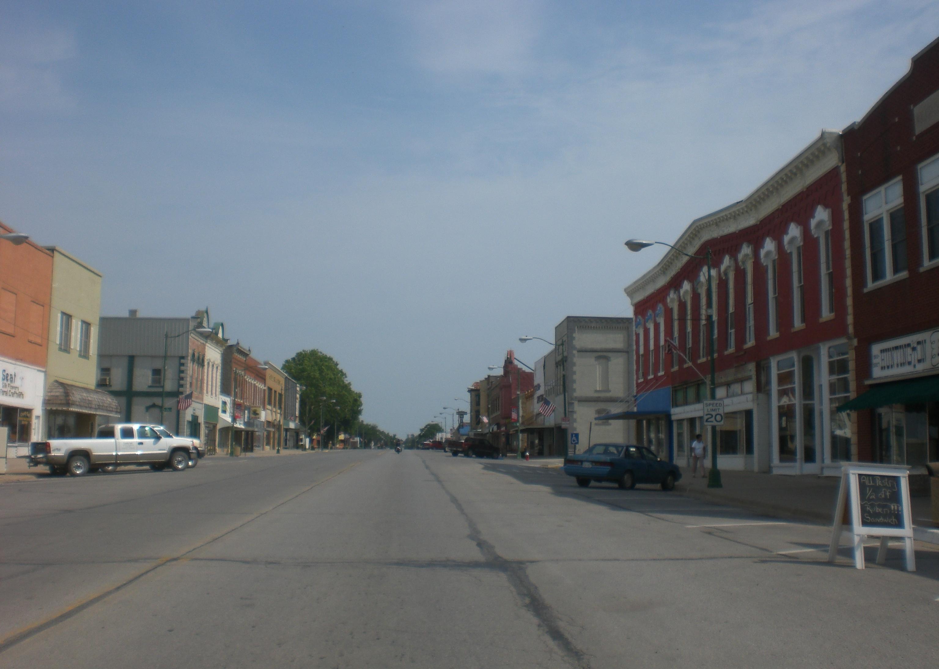 View of Main street in Eureka.