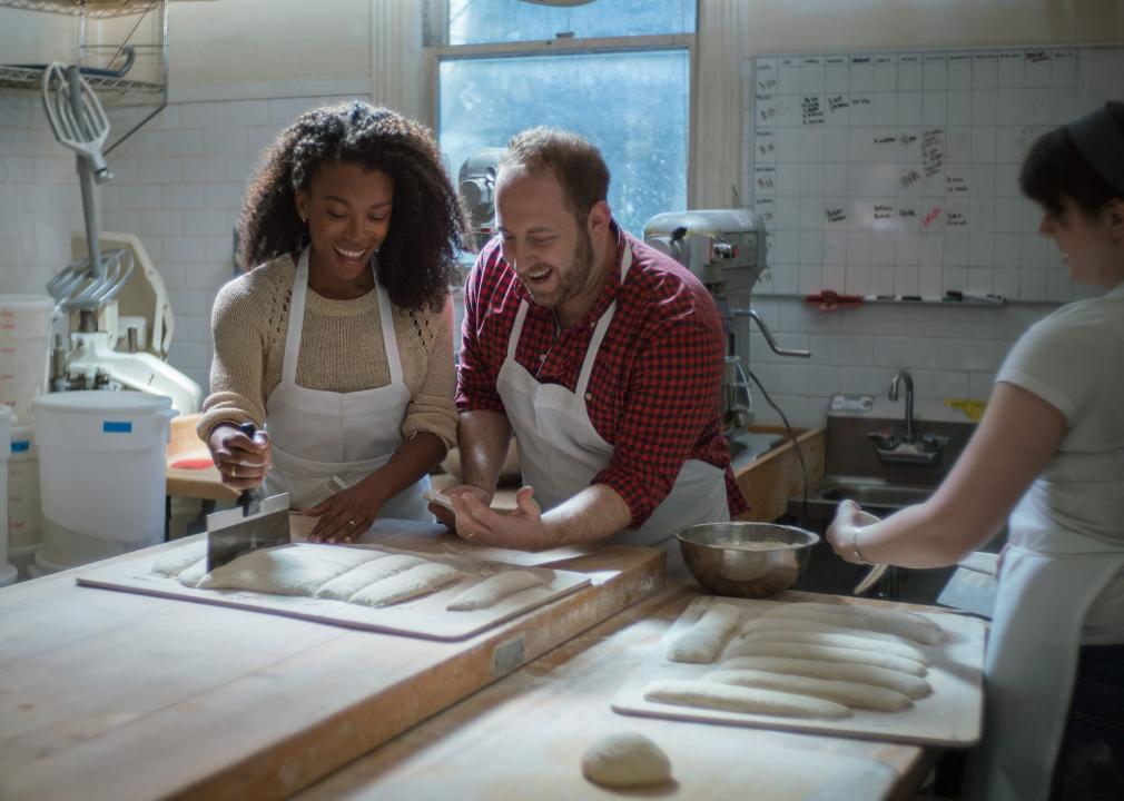 Joel Gamoran with Jenn Claiborne on the Hudson Valley episode of "Scraps"