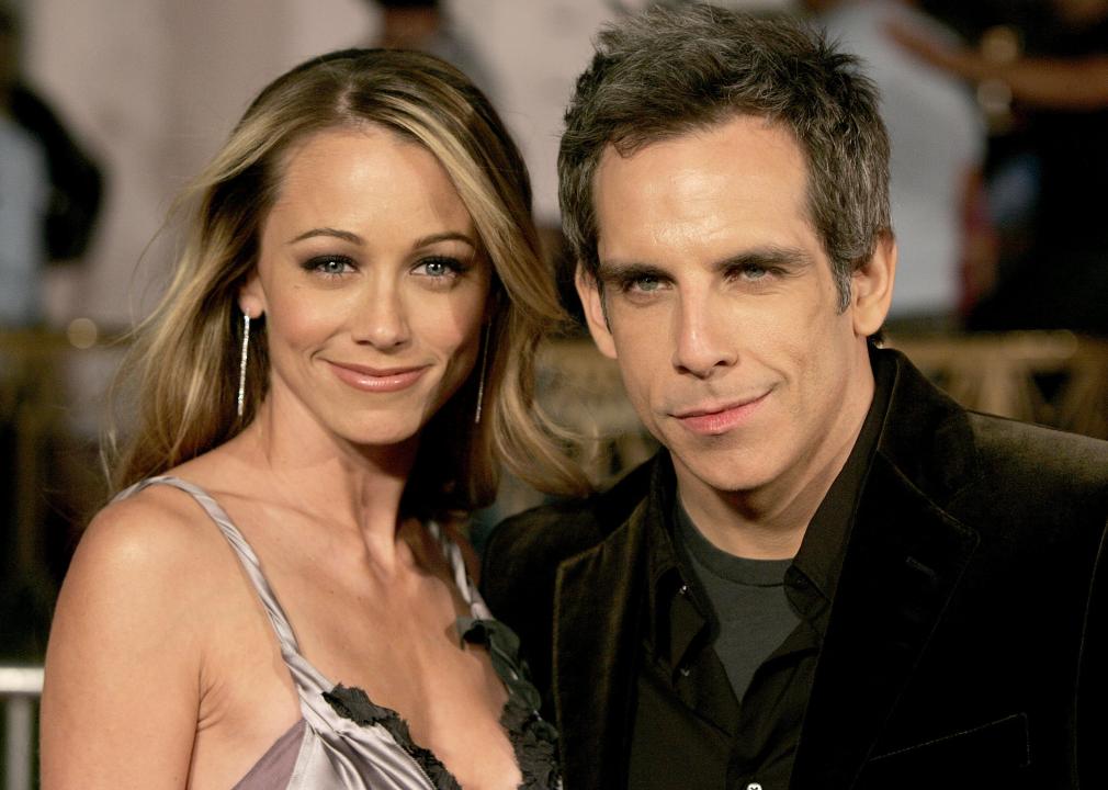 Christine Taylor and Ben Stiller during "Meet the Fockers" Los Angeles Premiere.