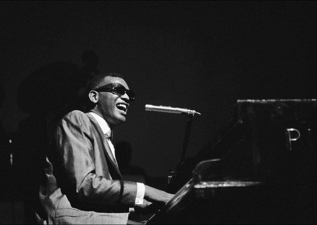 Ray Charles performing at the Olympia in Paris