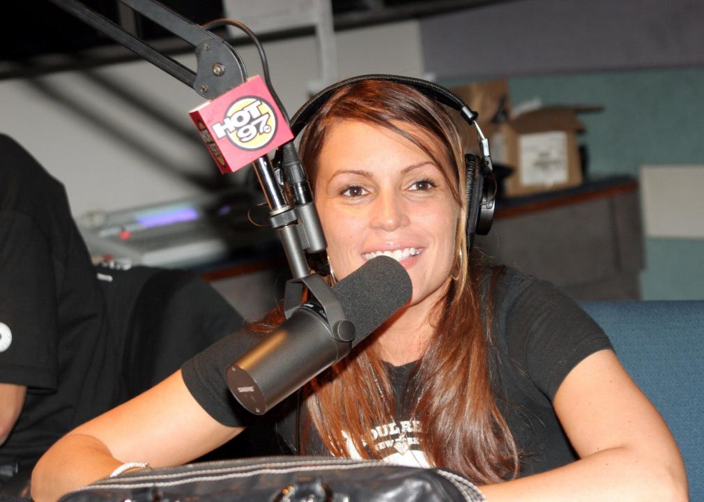 Angie Martinez at Hot 97 radio station.