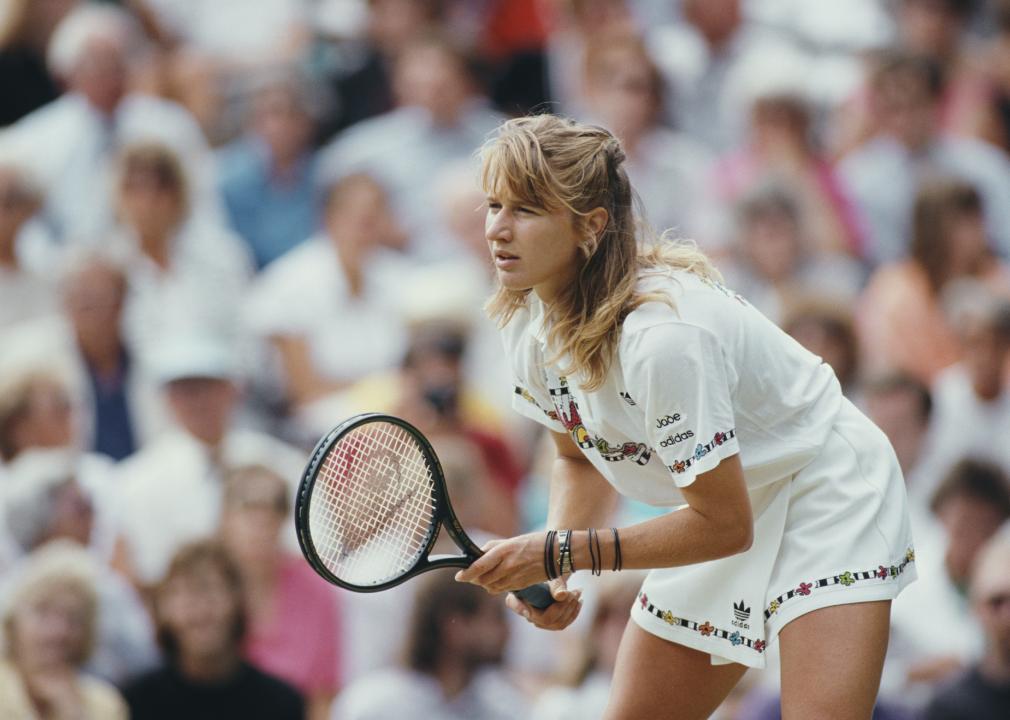 Steffi Graf of Germany during the Women's Singles Final