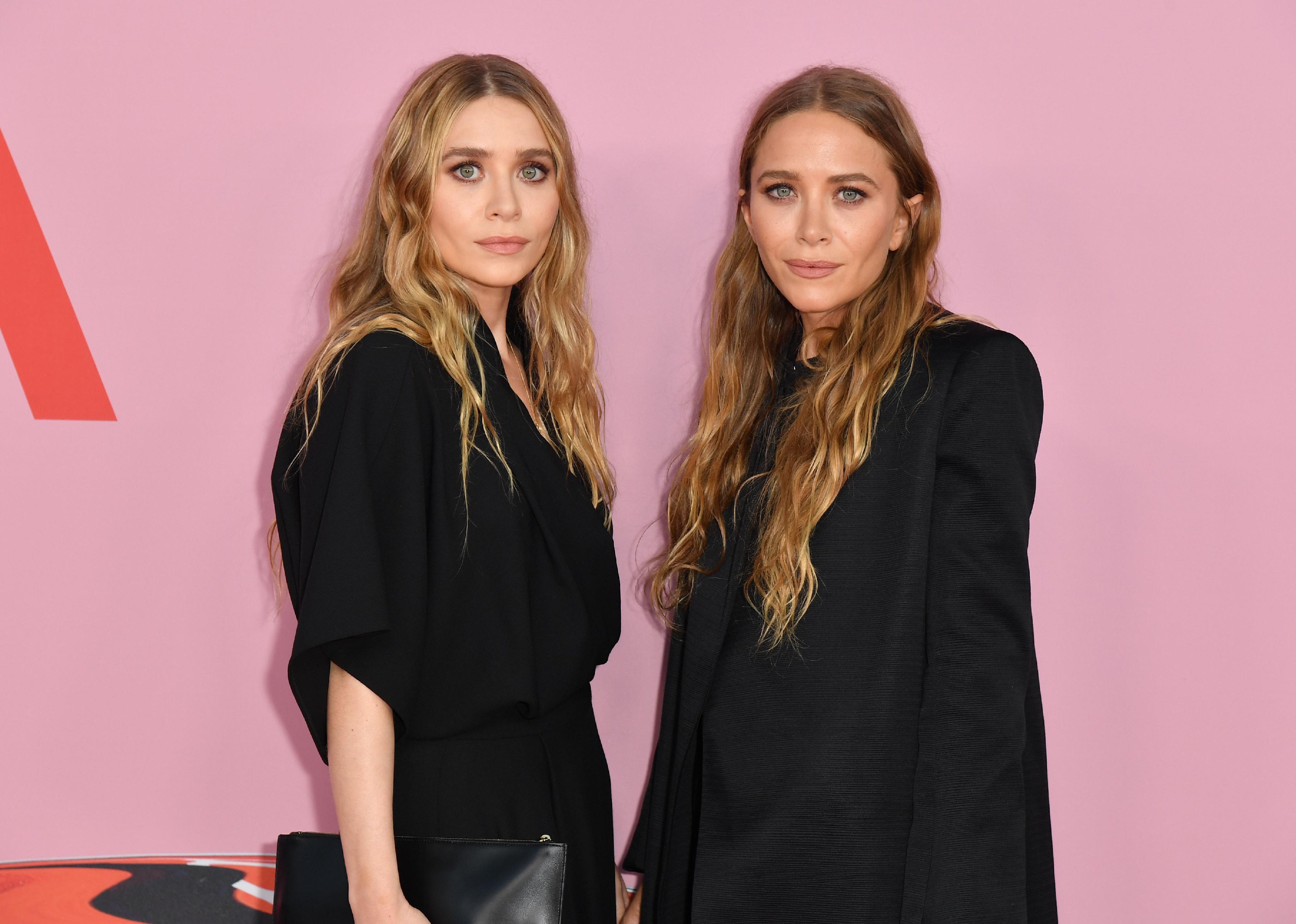 Mary-Kate and Ashley Olsen arrive for the 2019 CFDA fashion awards at the Brooklyn Museum