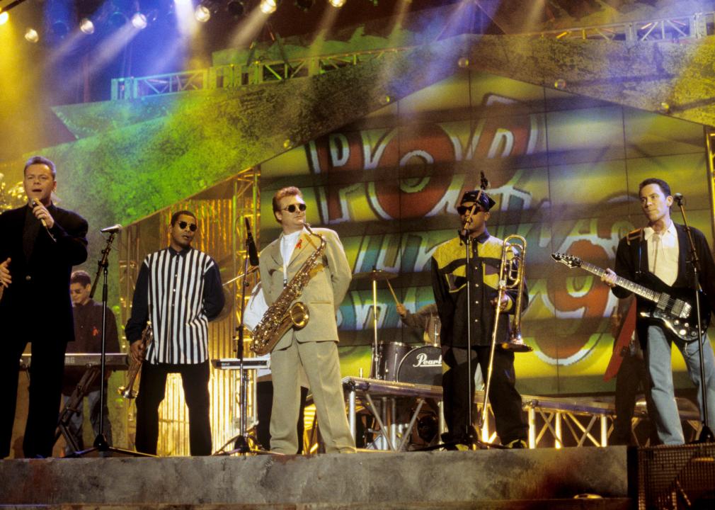 UB40 onstage.